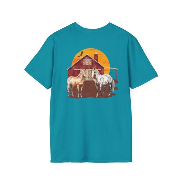 Outsider horse lover unisex Softstyle T-Shirt - Image 26