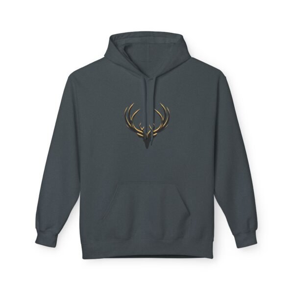 Deer Antlers Midweight Softstyle  Unisex Fleece Hoodie - Image 18