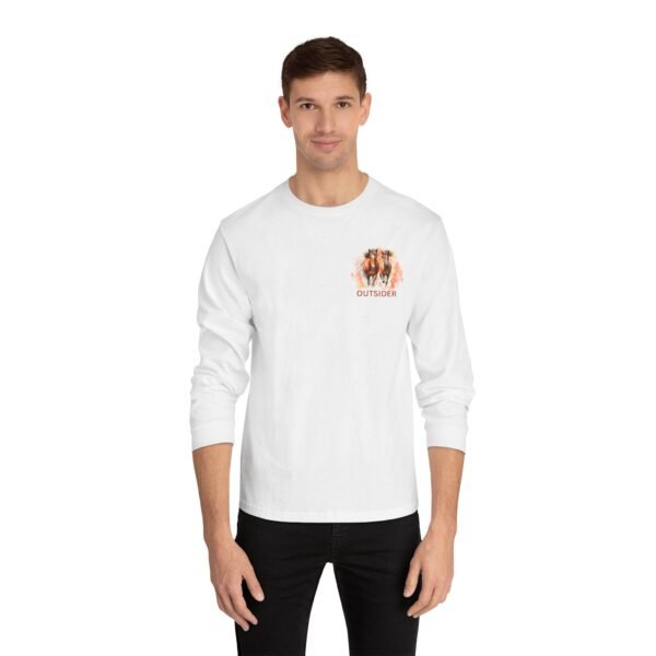 Outsider horse lovers Classic  unisex Long Sleeve T-Shirt - Image 7