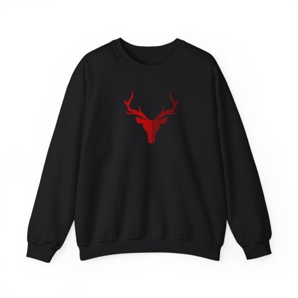 Red deer unisex Crewneck Sweatshirt - Image 5