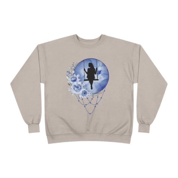 Full Moon Lady Swing Eco Sweatshirt, Moonlit Night Jumper, Nature Lover Gift, Sustainable Crewneck Pullover, Halloween Costume, Boho Chic - Image 7