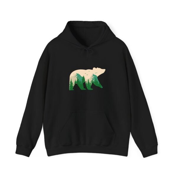 Mountain bear  Heavy Blend unisex Hooded Sweatshirt - Image 5