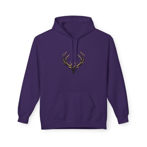 Deer Antlers Midweight Softstyle  Unisex Fleece Hoodie - Image 26