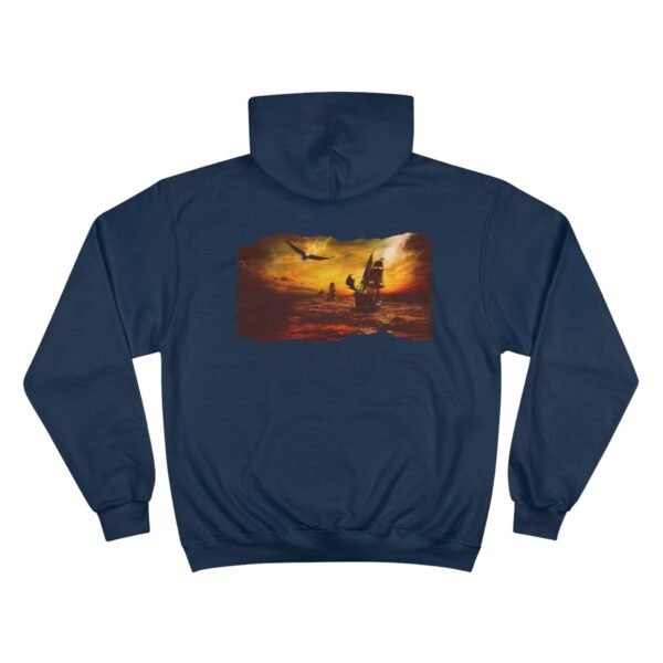 Eagle Storm Champion Hoodie, Unique Graphic Print, Stylish Pullover, Bird Lover Gift, Nature Enthusiast Apparel - Image 18