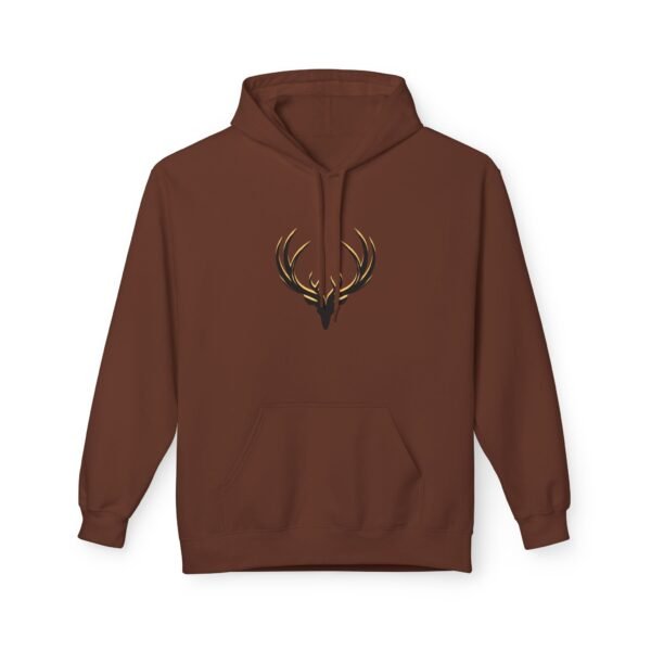 Deer Antlers Midweight Softstyle  Unisex Fleece Hoodie - Image 6