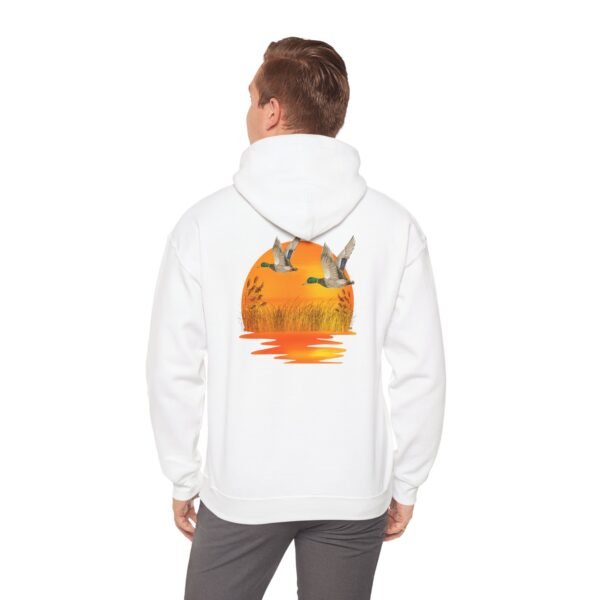 Ducks Over Sunset Outsider hoodie - wildlife lover hooded sweatshirt - Image 11