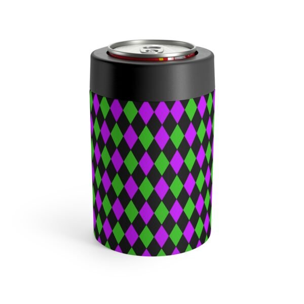 Mardi Gras Can Holder, Festive Drink Sleeve, Party Beverage Insulator, Celebration Beer Cooler, Fun Beverage Huggie