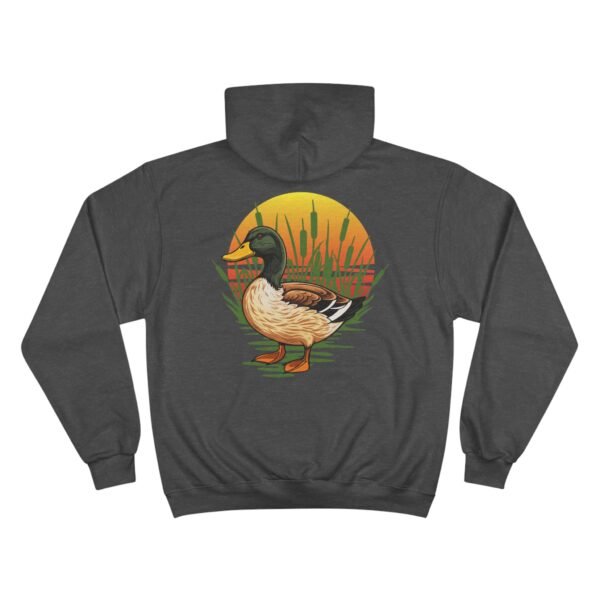 Mallards at Sunset Champion Hoodie, Wildlife Ducks Sweatshirt, Nature Lover Gift, Outdoor Apparel, Bird Watching Jumper, Wildlife - Image 14