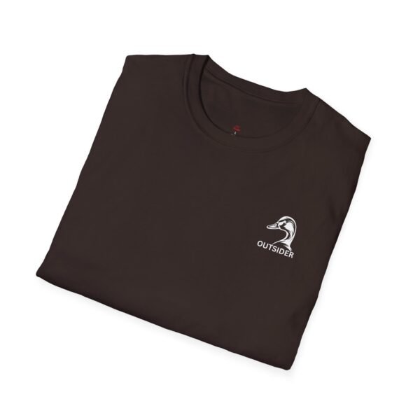Outsider ducks at sunset Softstyle unisex T-Shirt - Image 12