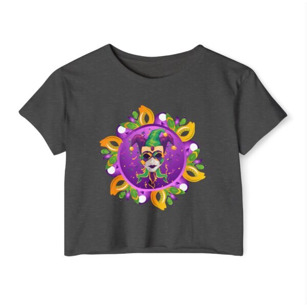 Festival Crop Top, Mardi Gras Tee, Women's Boho Shirt, Summer Music Festival Clothing, Hippie Cropped Top - Image 37