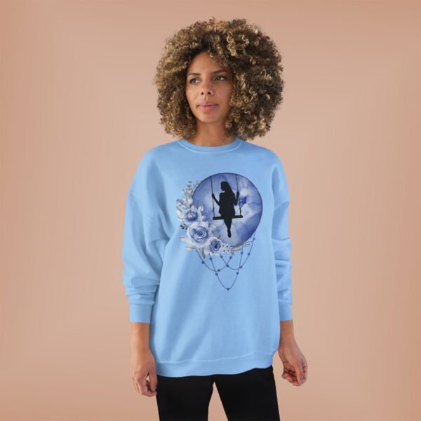 Full Moon Lady Swing Eco Sweatshirt, Moonlit Night Jumper, Nature Lover Gift, Sustainable Crewneck Pullover, Halloween Costume, Boho Chic - Image 18