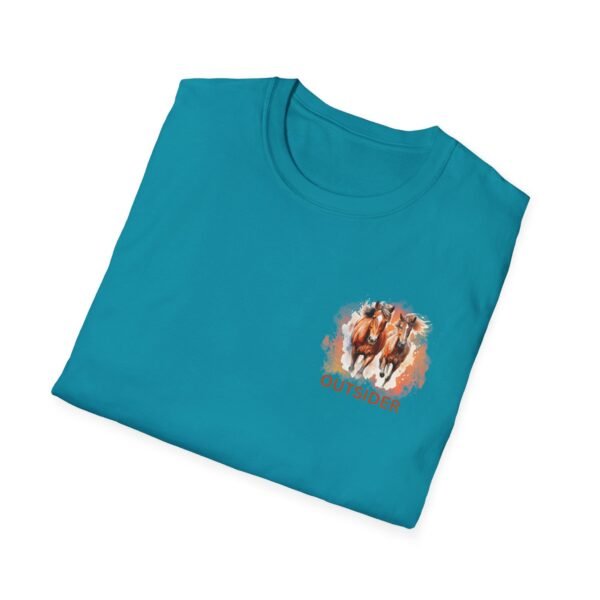 Outsider horse lover unisex Softstyle T-Shirt - Image 28