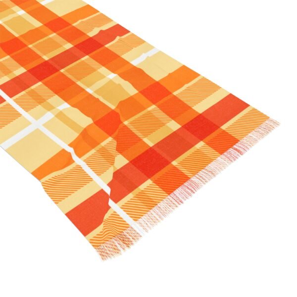 Women's fall plaid Light Scarf - Image 4