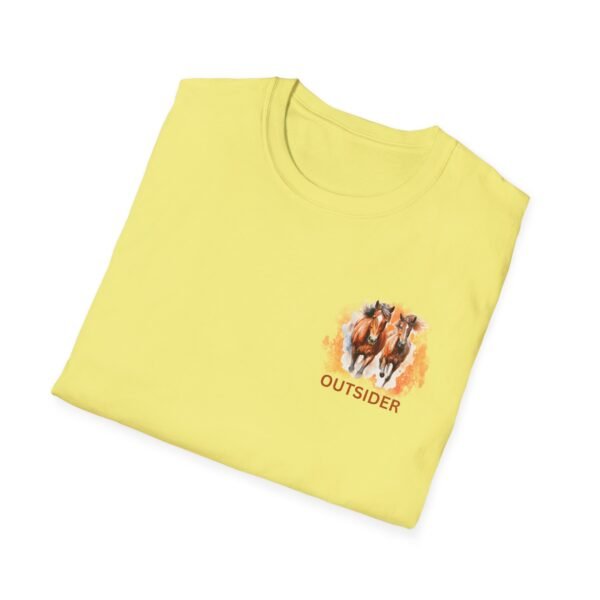 Outsider horse lover unisex Softstyle T-Shirt - Image 16