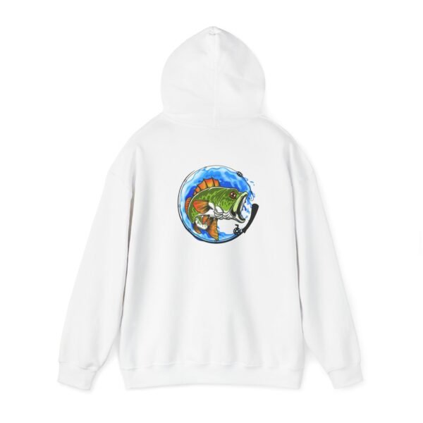 Outsider Bass lovers Fishing unisex Hooded Sweatshirt - Image 3