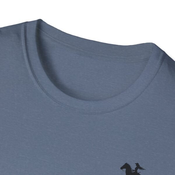 Outsider woman on horse Softstyle T-Shirt - Image 45