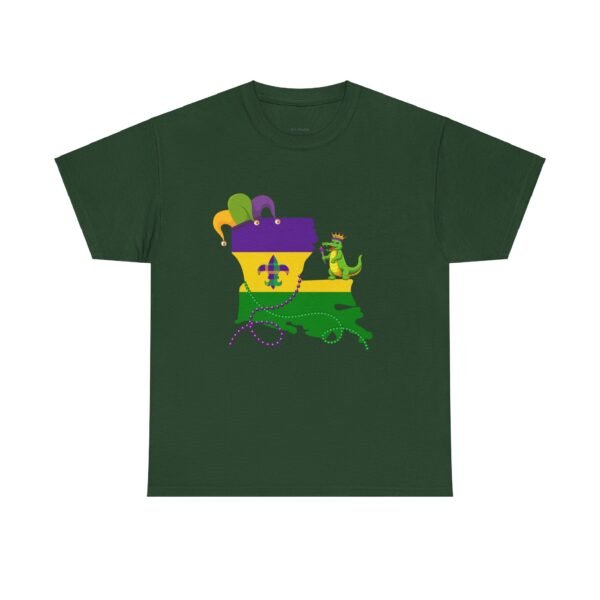 Mardi Gras Louisiana State Graphic Unisex Tee - Image 19