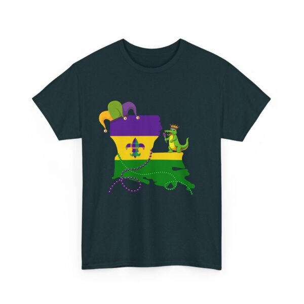 Mardi Gras Louisiana State Graphic Unisex Tee - Image 25