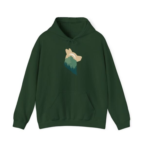 Mountain Wolf unisex Hooded Sweatshirt - Image 10