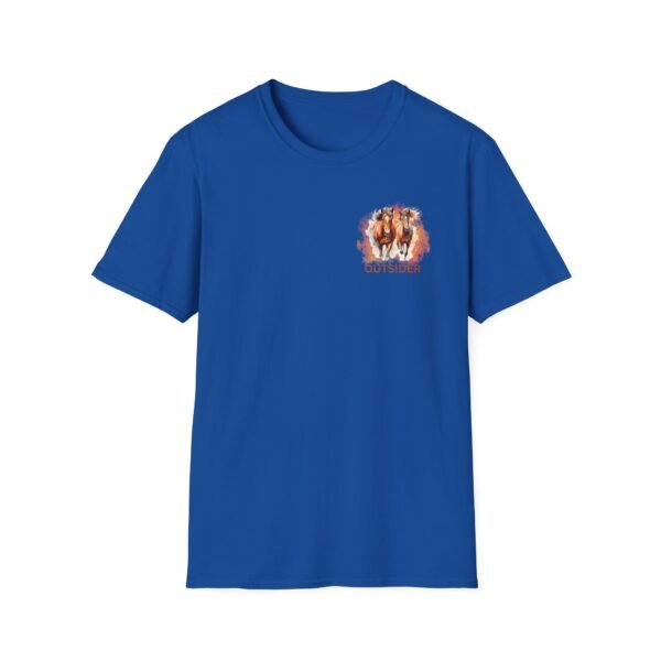 Outsider horse lover unisex Softstyle T-Shirt - Image 37
