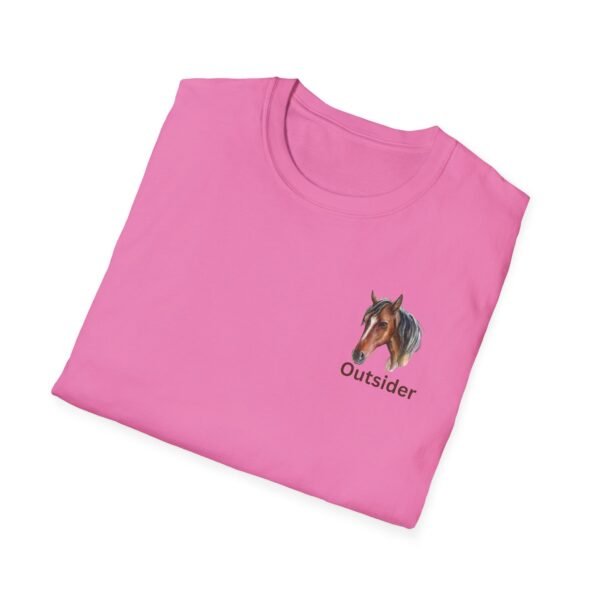 Outsider horse lovers unisex Softstyle T-Shirt - Image 34