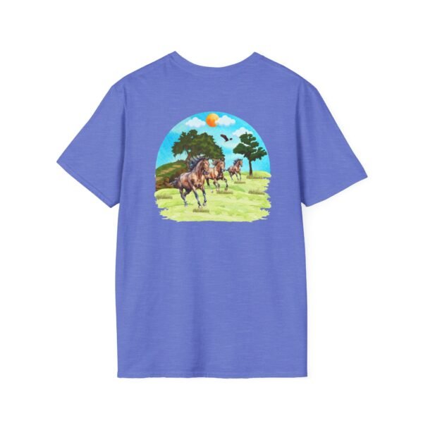 Outsider horse lovers unisex Softstyle T-Shirt - Image 24