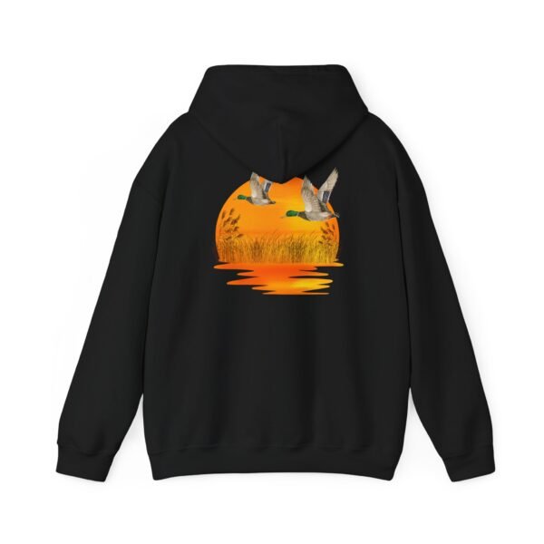 Ducks Over Sunset Outsider hoodie - wildlife lover hooded sweatshirt - Image 3