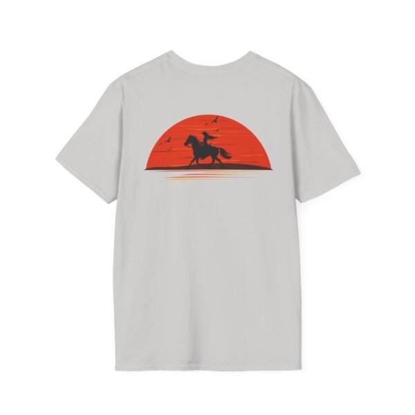 Outsider woman on horse Softstyle T-Shirt - Image 12