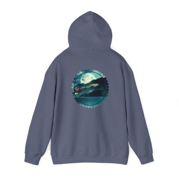 Eagle Full Moon Mountain Hoodie, Nature Lover Gift, Wildlife Sweatshirt, Outdoor Adventure Clothing, Unisex Hooded Jumper - Image 33