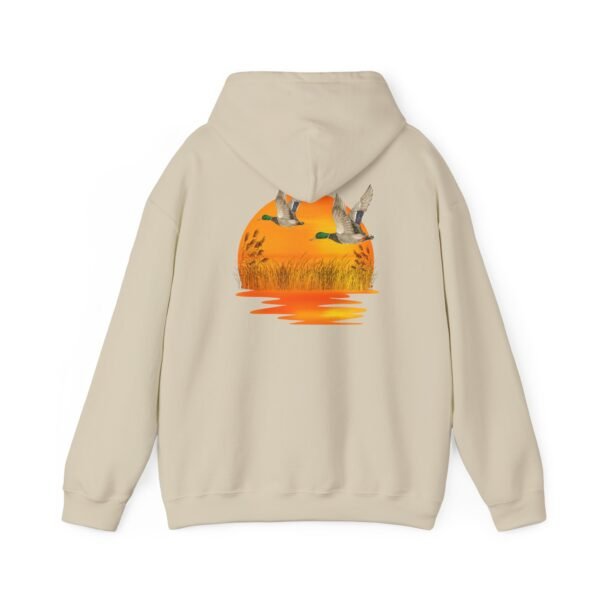 Ducks Over Sunset Outsider hoodie - wildlife lover hooded sweatshirt - Image 14