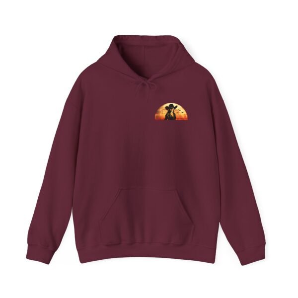Sunset Western Woman Hoodie, Horse Lover Gift, Cowgirl Apparel, Ranch Life Pullover, Equestrian Wear, Country Sunset Sweatshirt - Image 10