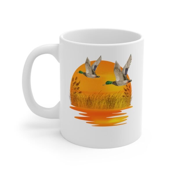 Mallards at sunset Mug 11oz