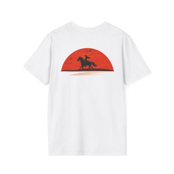 Outsider woman on horse Softstyle T-Shirt - Image 6