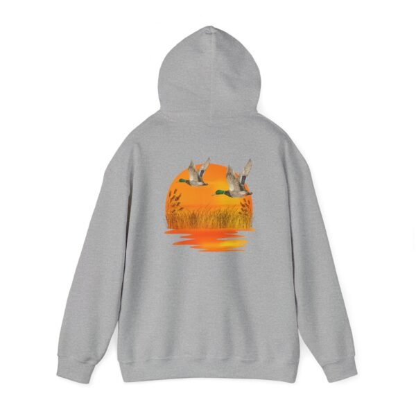 Ducks Over Sunset Outsider hoodie - wildlife lover hooded sweatshirt - Image 19