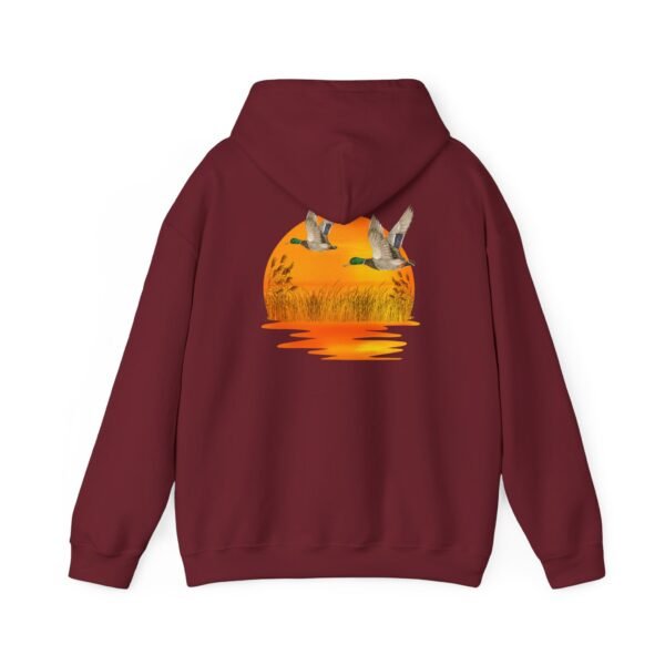 Ducks Over Sunset Outsider hoodie - wildlife lover hooded sweatshirt - Image 46