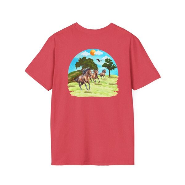 Outsider horse lovers unisex Softstyle T-Shirt - Image 40