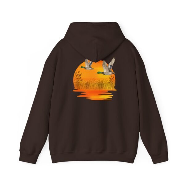 Ducks Over Sunset Outsider hoodie - wildlife lover hooded sweatshirt - Image 22