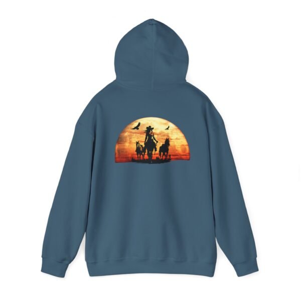 Sunset Western Woman Hoodie, Horse Lover Gift, Cowgirl Apparel, Ranch Life Pullover, Equestrian Wear, Country Sunset Sweatshirt - Image 28