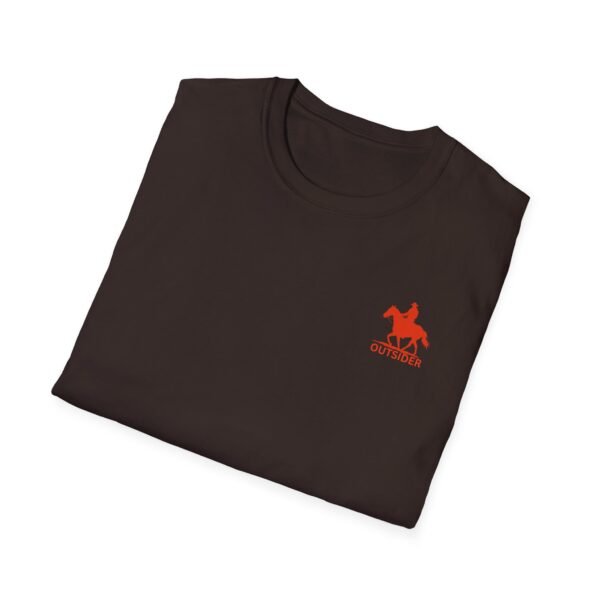 Men's horse riding into the Softstyle T-Shirt - Image 9