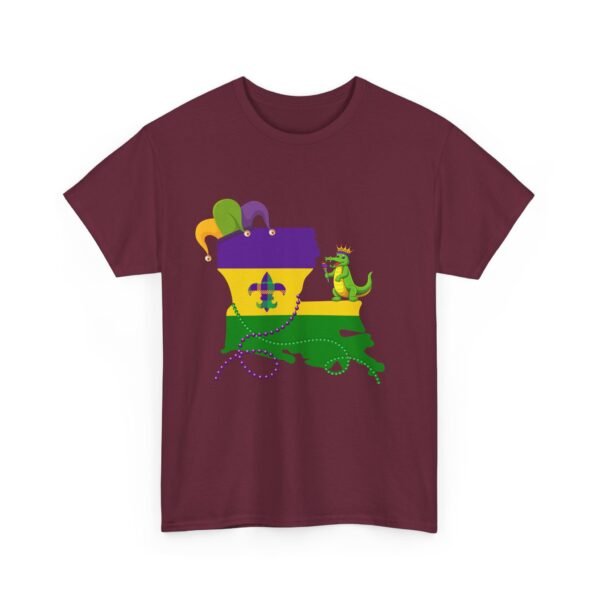 Mardi Gras Louisiana State Graphic Unisex Tee - Image 17