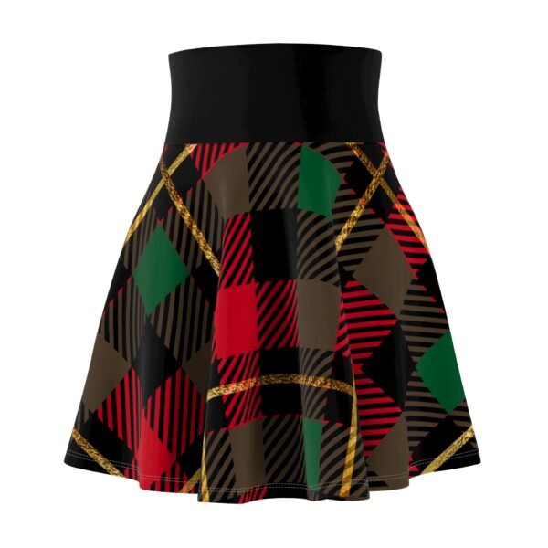 Christmas Plaid Skater Skirt