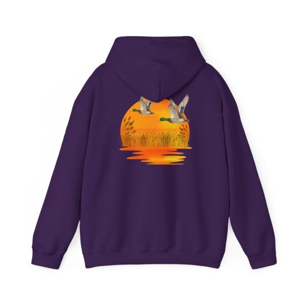 Ducks Over Sunset Outsider hoodie - wildlife lover hooded sweatshirt - Image 42