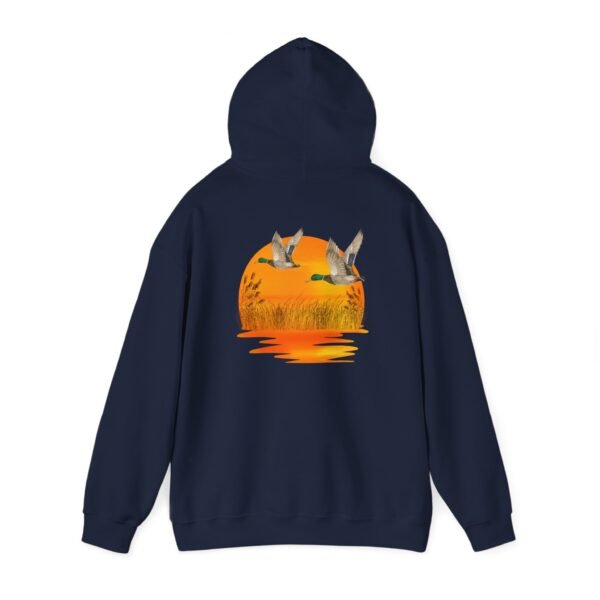 Ducks Over Sunset Outsider hoodie - wildlife lover hooded sweatshirt - Image 35