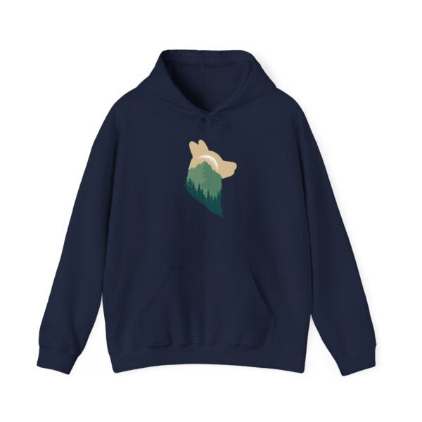 Mountain Wolf unisex Hooded Sweatshirt - Image 18