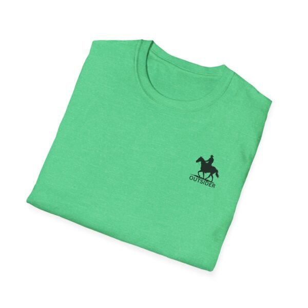 Men's horse riding into sunset Softstyle T-Shirt - Image 30