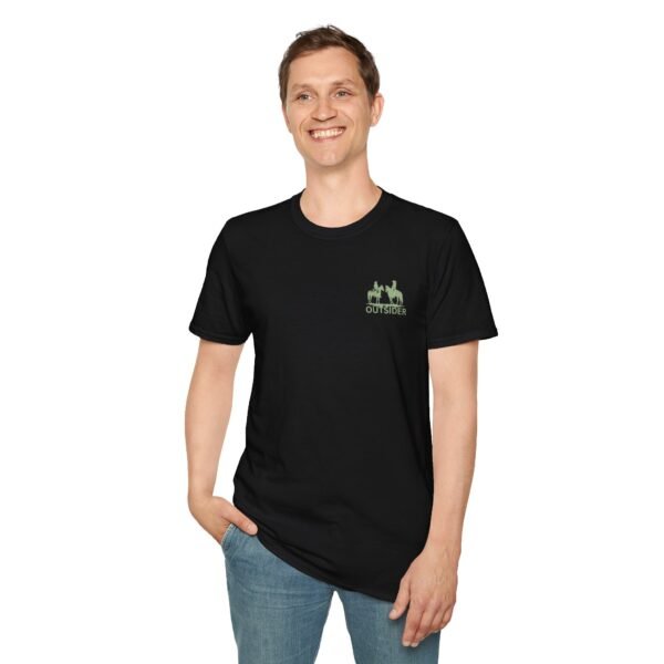 Outsider Horse riding Softstyle unisex T-Shirt - Image 4