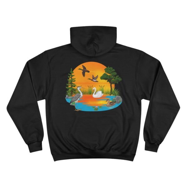 Southern Wildlife Champion Hoodie - Lake with Ducks Design