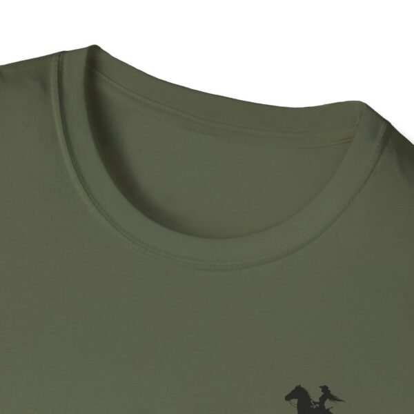 Outsider woman on horse Softstyle T-Shirt - Image 21