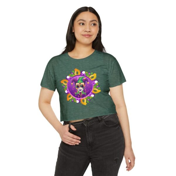 Festival Crop Top, Mardi Gras Tee, Women's Boho Shirt, Summer Music Festival Clothing, Hippie Cropped Top - Image 19