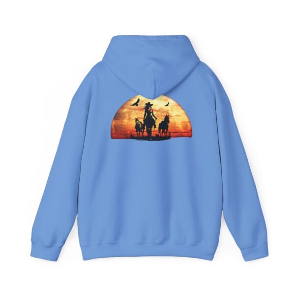 Sunset Western Woman Hoodie, Horse Lover Gift, Cowgirl Apparel, Ranch Life Pullover, Equestrian Wear, Country Sunset Sweatshirt - Image 19